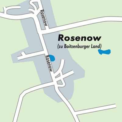 Stadtplan Rosenow