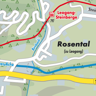 Stadtplan Rosental