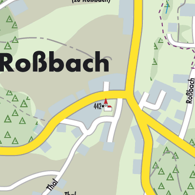 Stadtplan Roßbach
