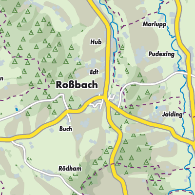 Übersichtsplan Roßbach