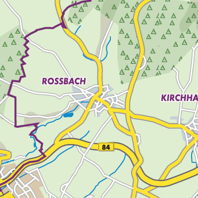 Übersichtsplan Roßbach