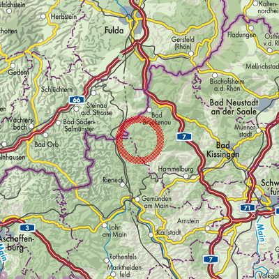 Landkarte Roßbacher Forst