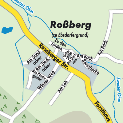 Stadtplan Roßberg