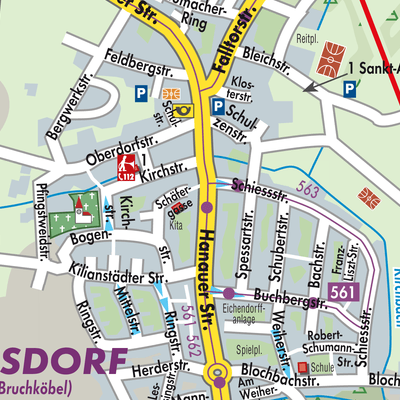 Stadtplan Roßdorf