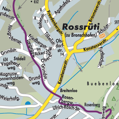 Stadtplan Rossrüti