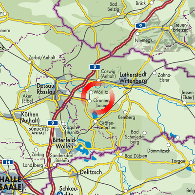 Landkarte Rotehof