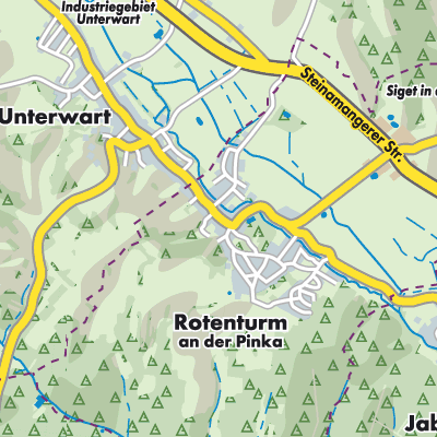 Übersichtsplan Rotenturm an der Pinka