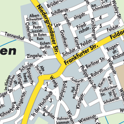 Stadtplan Rothenbergen