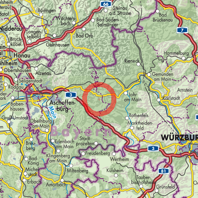 Landkarte Rothenbucher Forst