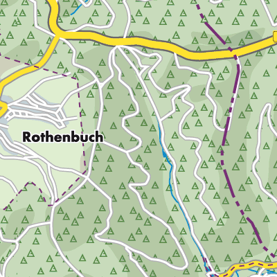 Übersichtsplan Rothenbucher Forst
