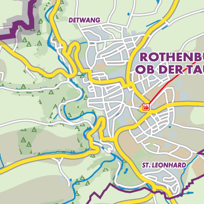 Übersichtsplan Rothenburg ob der Tauber (VGem)