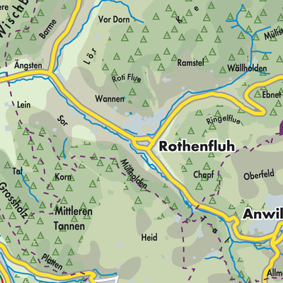 Übersichtsplan Rothenfluh