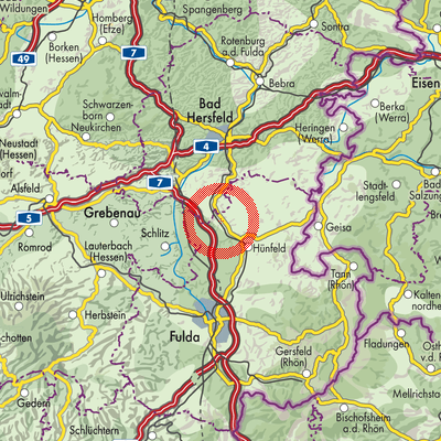 Landkarte Rothenkirchen