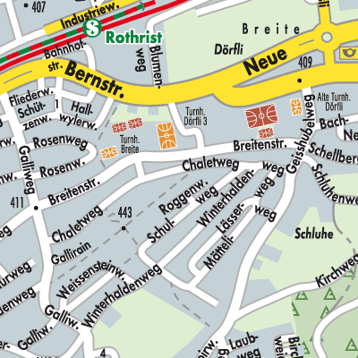 Stadtplan Rothrist