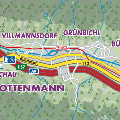 Übersichtsplan Rottenmann