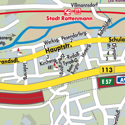 Stadtplan Rottenmann