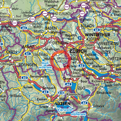 Landkarte Rottenschwil