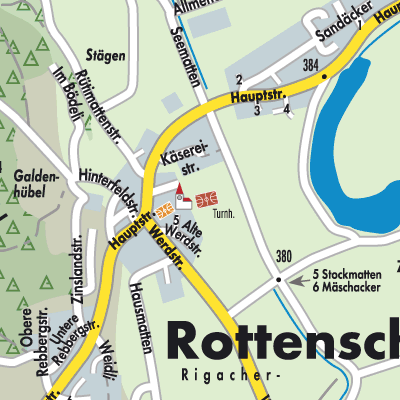 Stadtplan Rottenschwil