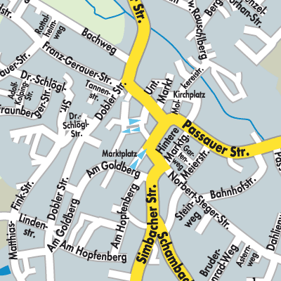 Stadtplan Rotthalmünster (VGem)