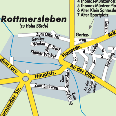 Stadtplan Rottmersleben