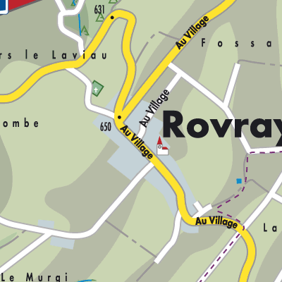 Stadtplan Rovray