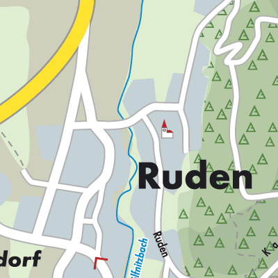 Stadtplan Ruden