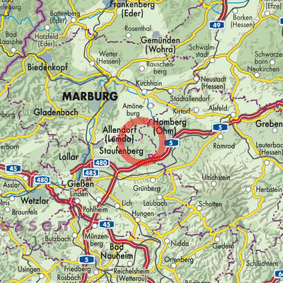 Landkarte Rüddingshausen