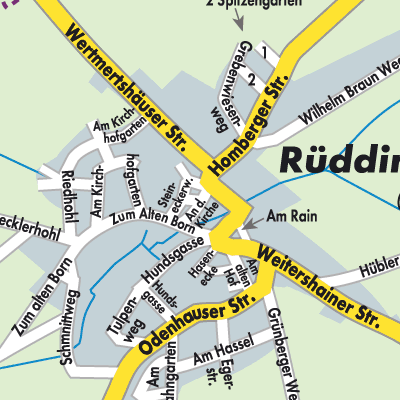 Stadtplan Rüddingshausen