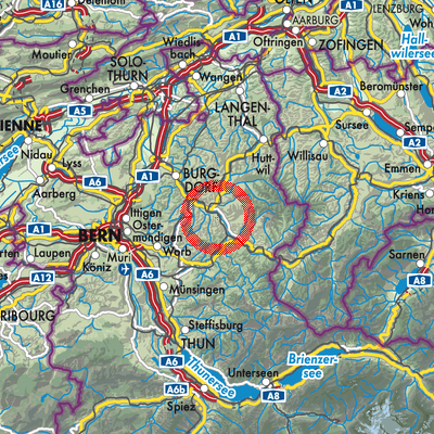Landkarte Rüderswil