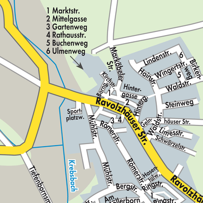 Stadtplan Rüdigheim