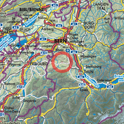 Landkarte Rüeggisberg