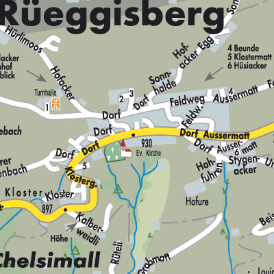 Stadtplan Rüeggisberg