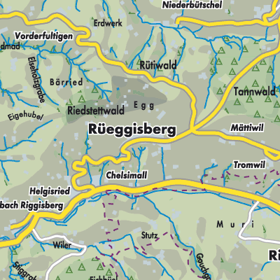 Übersichtsplan Rüeggisberg