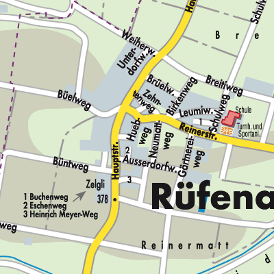 Stadtplan Rüfenach