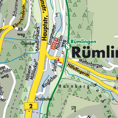 Stadtplan Rümlingen