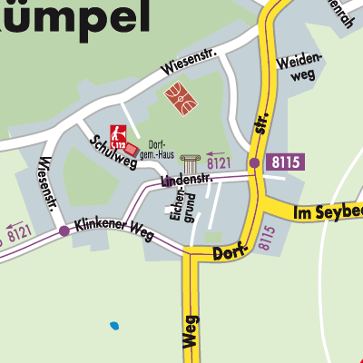 Stadtplan Rümpel