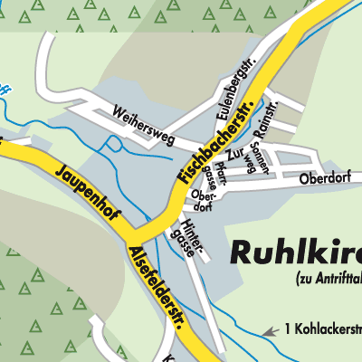 Stadtplan Ruhlkirchen
