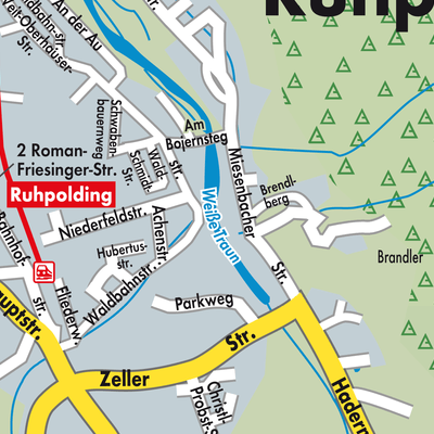 Stadtplan Ruhpolding