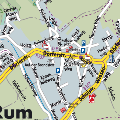 Stadtplan Rum