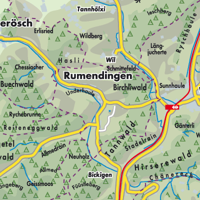 Übersichtsplan Rumendingen