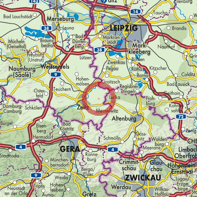 Landkarte Rumsdorf