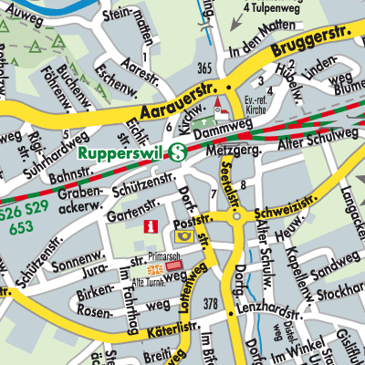 Stadtplan Rupperswil