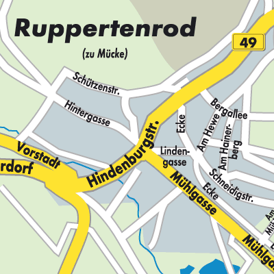 Stadtplan Ruppertenrod