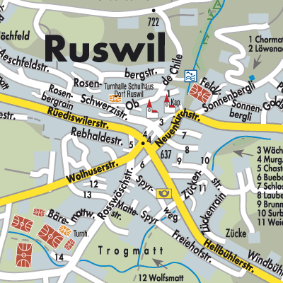 Stadtplan Ruswil