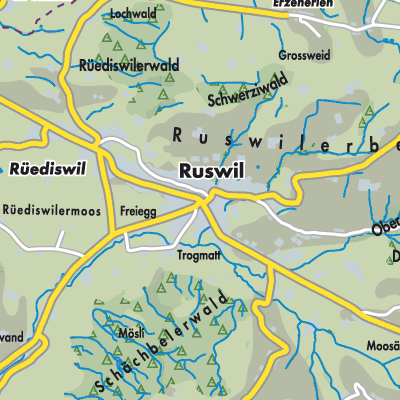 Übersichtsplan Ruswil