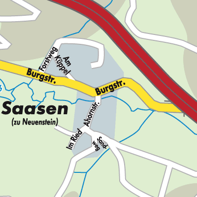 Stadtplan Saasen