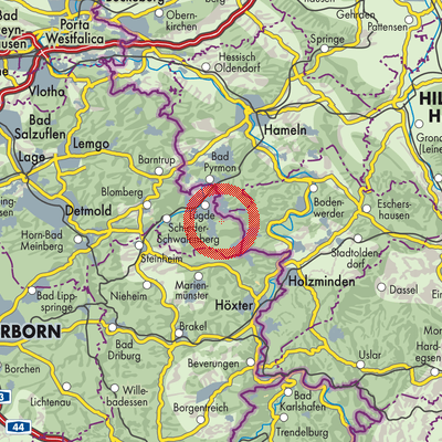 Landkarte Sabbenhausen
