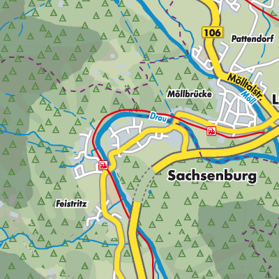 Übersichtsplan Sachsenburg