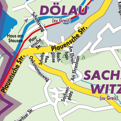 Stadtplan Sachswitz