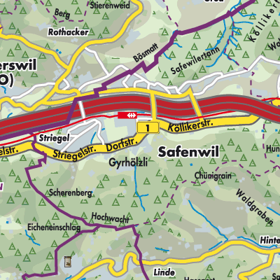 Übersichtsplan Safenwil